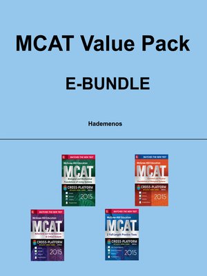 cover image of McGraw-Hill Education MCAT Value Pack